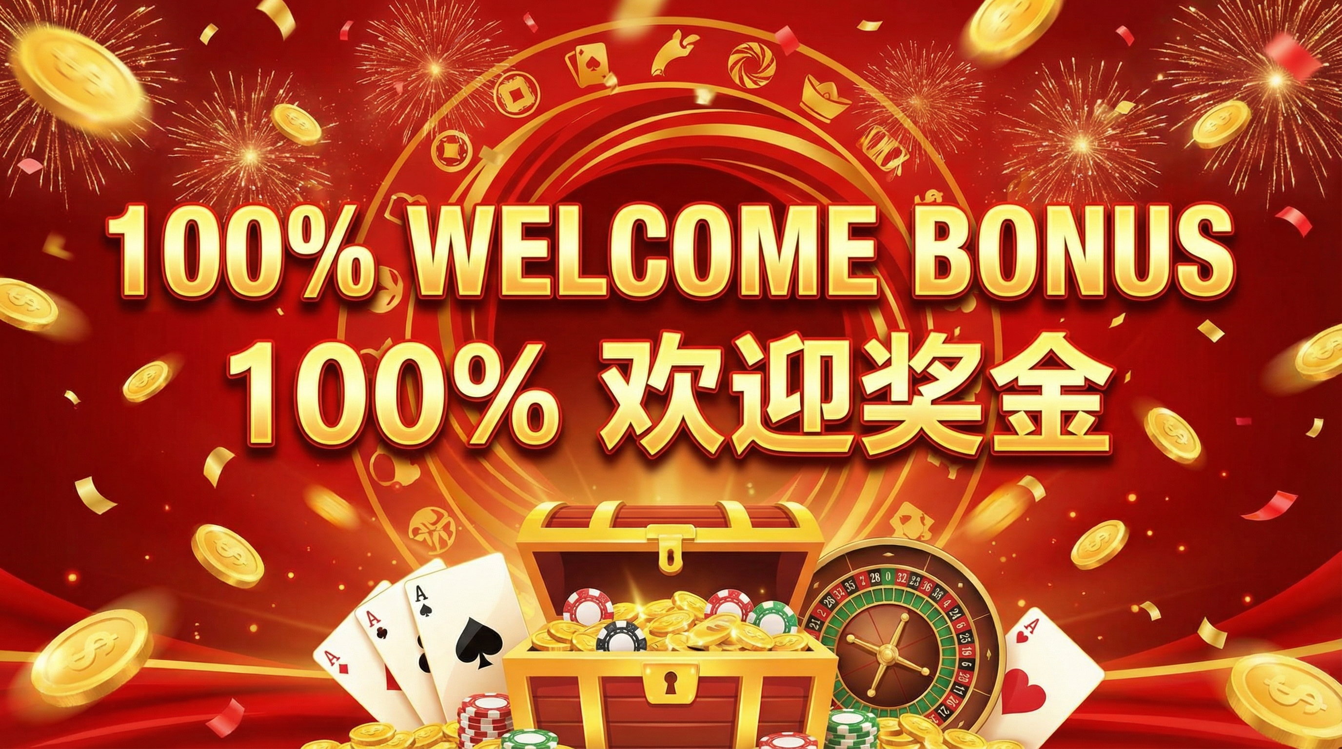 东升国际首存100%欢迎奖金促销活动横幅